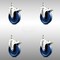Service Caster 5 Inch 316SS Solid Polyurethane Wheel Swivel 12mm Stem Caster Set Lock Brake SCC-SS316TSTTL20S514-SPUS-M1215-4 - alternate 1